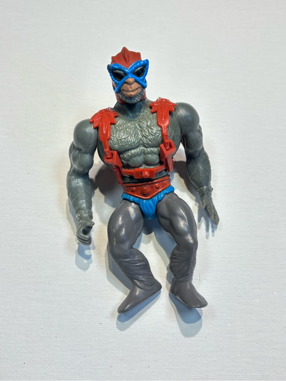vintage 1980s Stratos action figure from the Masters of the Universe toy line.